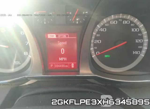 2GKFLPE3XH6345895 фото 8