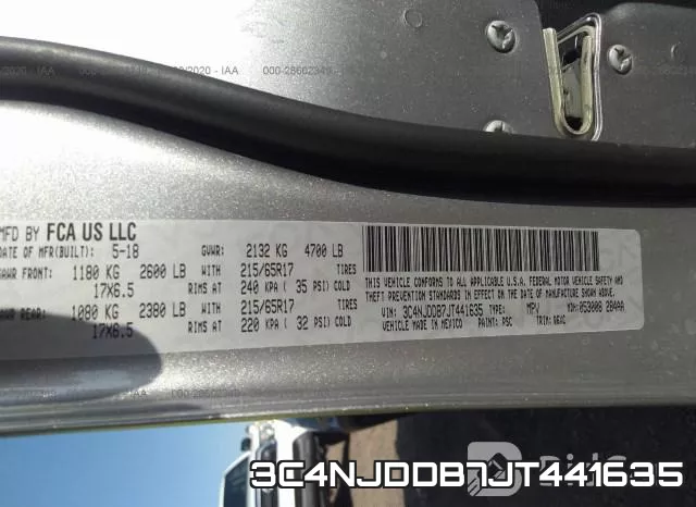 3C4NJDDB7JT441635 фото 10