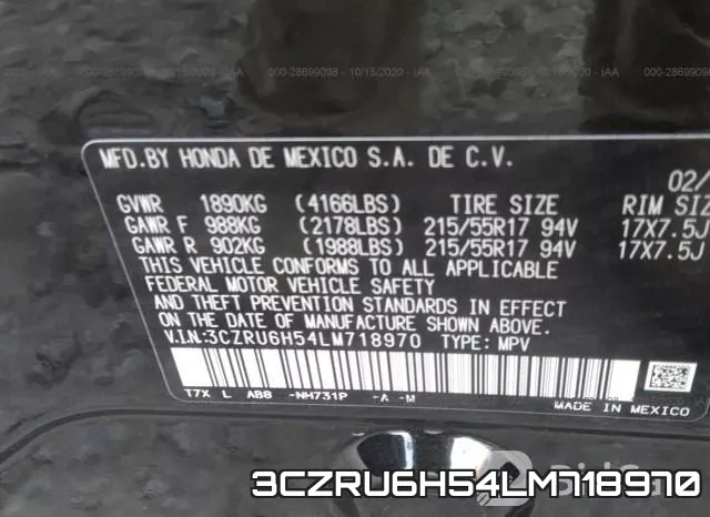 3CZRU6H54LM718970 фото 10