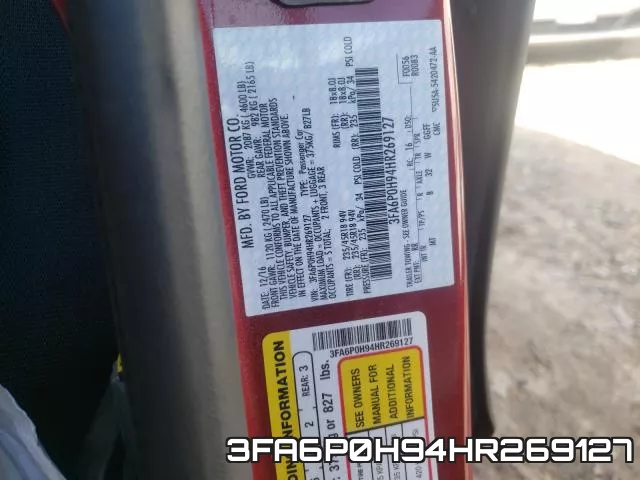 3FA6P0H94HR269127 фото 2