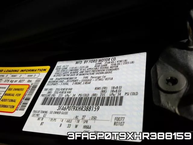 3FA6P0T9XHR388159 фото 2