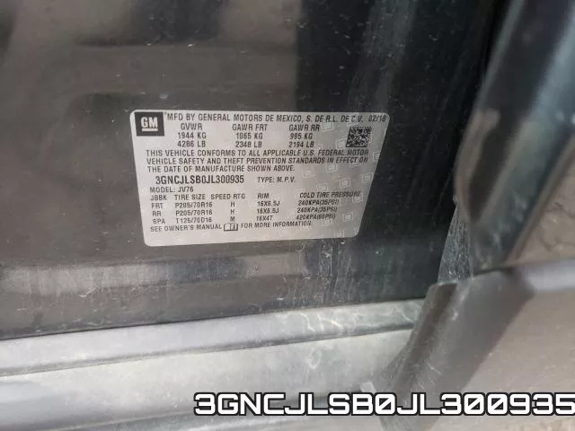3GNCJLSB0JL300935 фото 2