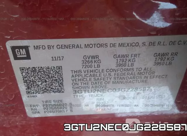 3GTU2NEC0JG228587 фото 10
