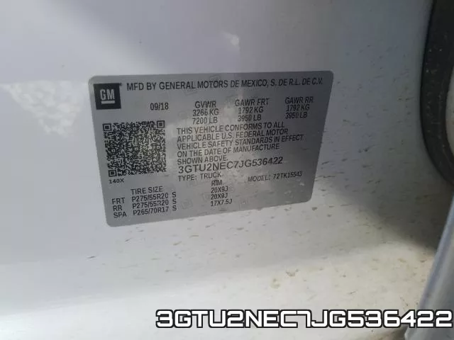 3GTU2NEC7JG536422 фото 2