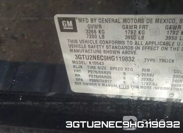 3GTU2NEC9HG119832 фото 9