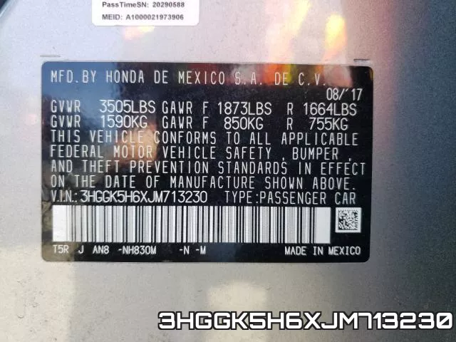 3HGGK5H6XJM713230 фото 2