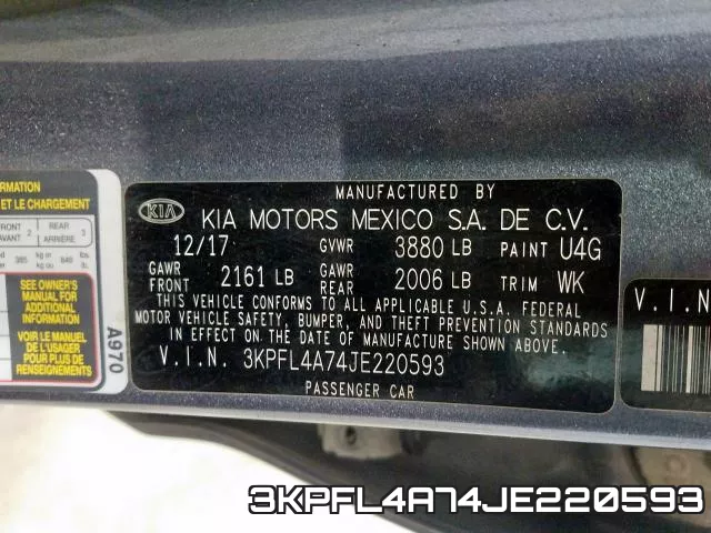 3KPFL4A74JE220593 фото 2