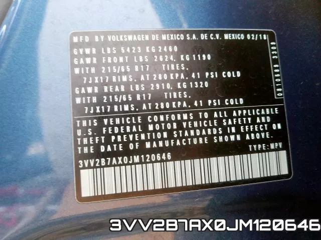 3VV2B7AX0JM120646 фото 2
