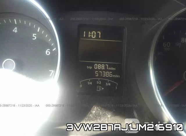 3VW2B7AJ1JM216910 фото 7