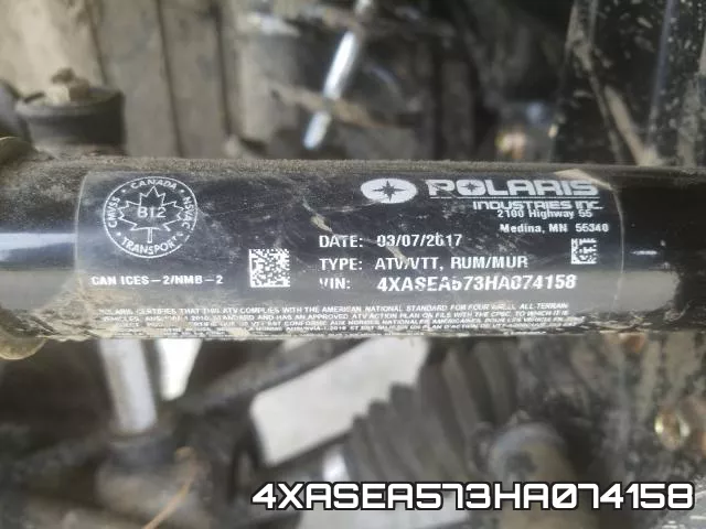 4XASEA573HA074158 фото 2