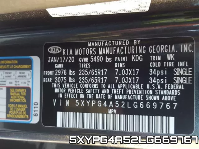 5XYPG4A52LG669767 фото 2