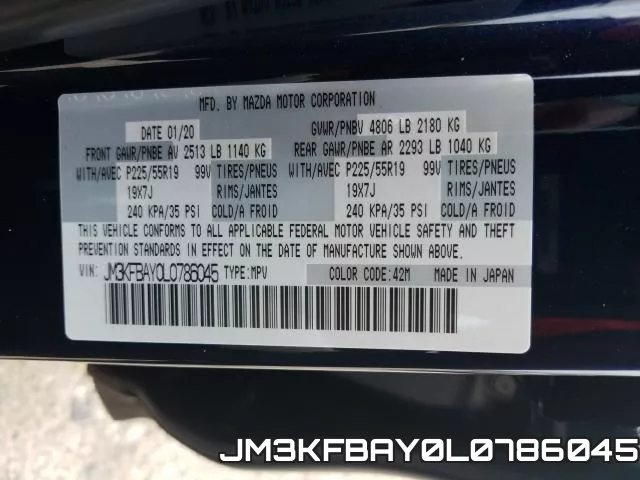JM3KFBAY0L0786045 фото 2