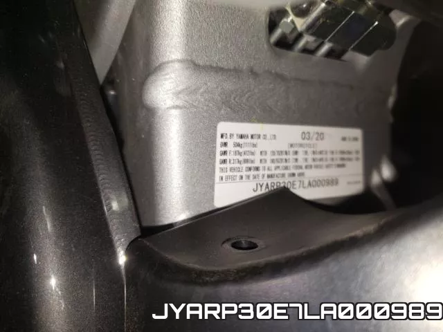 JYARP30E7LA000989 фото 2