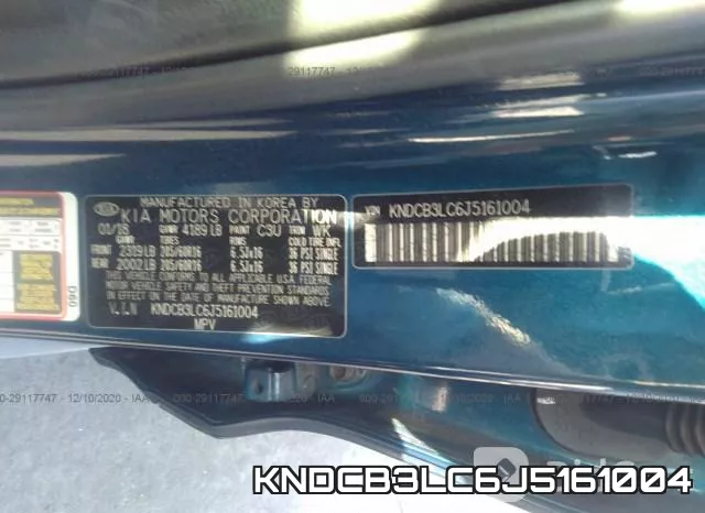 KNDCB3LC6J5161004 фото 10