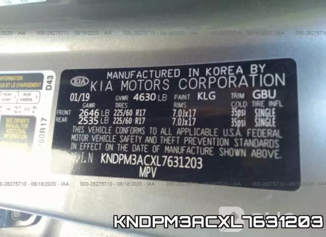 KNDPM3ACXL7631203 фото 9