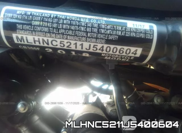 MLHNC5211J5400604 фото 2