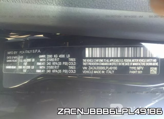 ZACNJBBB6LPL49186 фото 10