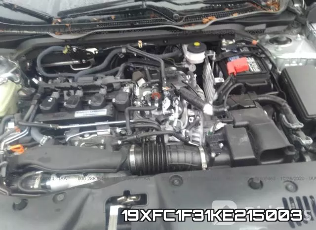 19XFC1F31KE215003 фото 2