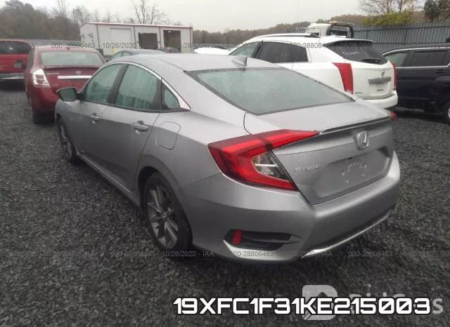 19XFC1F31KE215003 фото 4