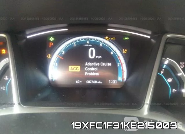 19XFC1F31KE215003 фото 8