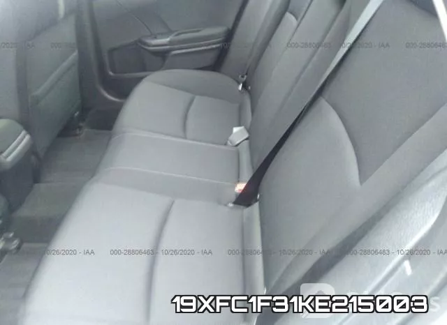 19XFC1F31KE215003 фото 9