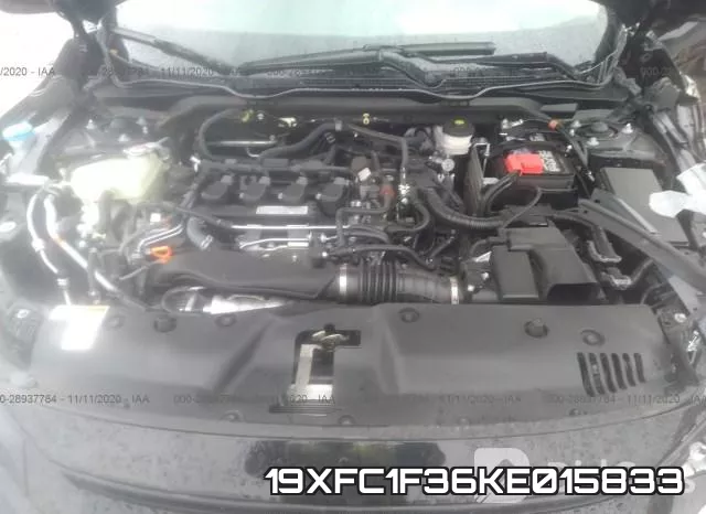 19XFC1F36KE015833 фото 2