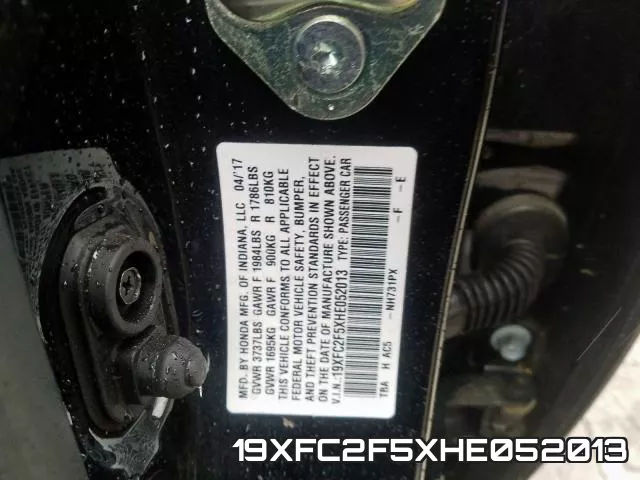 19XFC2F5XHE052013 фото 2