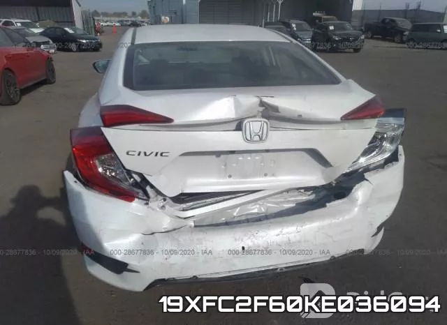 19XFC2F60KE036094 фото 7