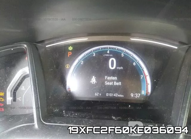 19XFC2F60KE036094 фото 8