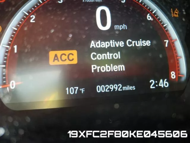 19XFC2F80KE045606 фото 9