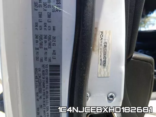 1C4NJCEBXHD182681 фото 2