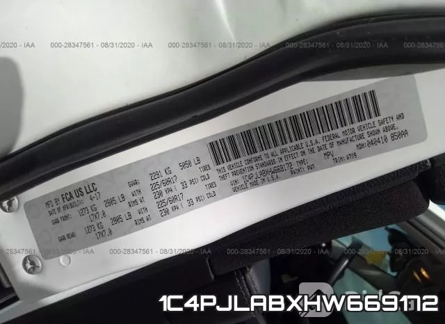 1C4PJLABXHW669172 фото 10