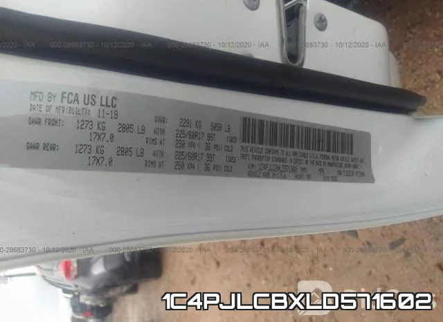 1C4PJLCBXLD571602 фото 10
