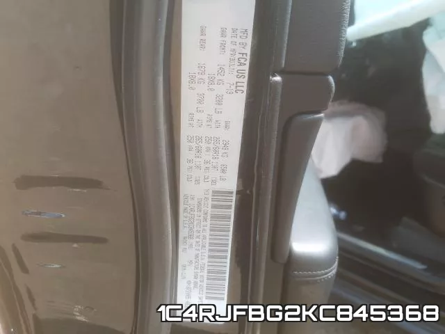 1C4RJFBG2KC845368 фото 2