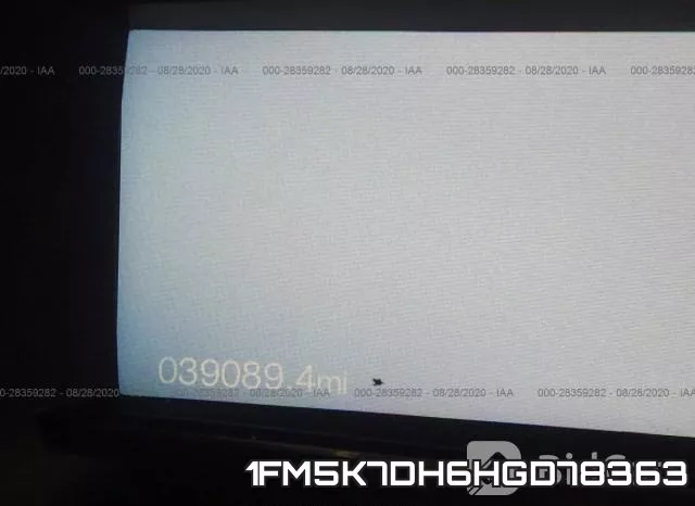 1FM5K7DH6HGD78363 фото 8