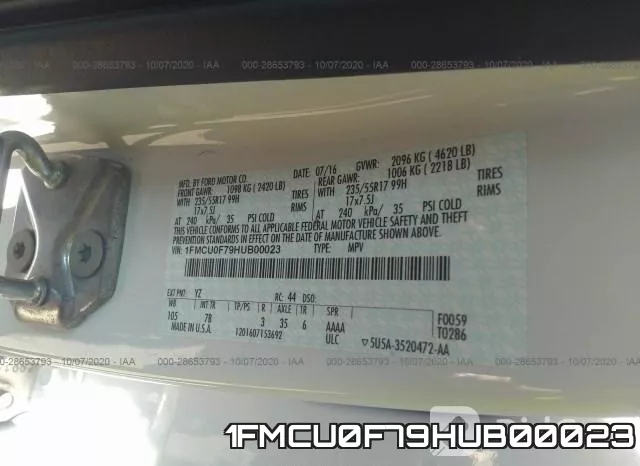 1FMCU0F79HUB00023 фото 10