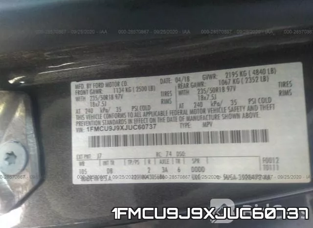 1FMCU9J9XJUC60737 фото 10
