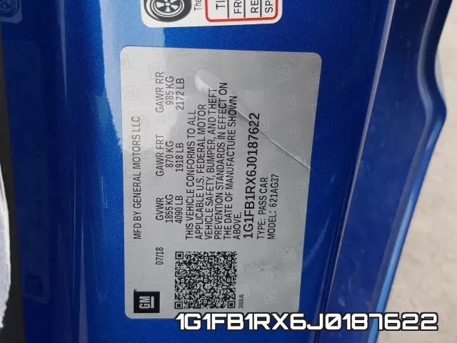1G1FB1RX6J0187622 фото 2