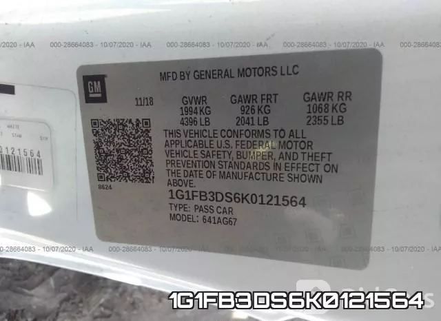 1G1FB3DS6K0121564 фото 10