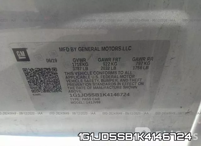 1G1JD5SB1K4146724 фото 10