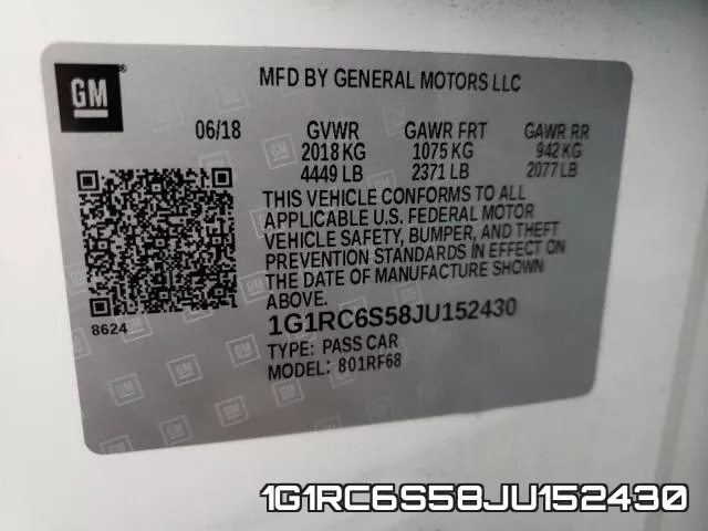 1G1RC6S58JU152430 фото 2