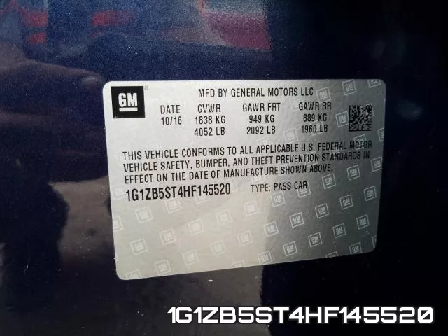 1G1ZB5ST4HF145520 фото 2