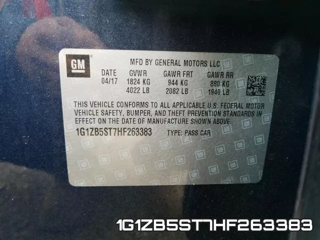 1G1ZB5ST7HF263383 фото 2