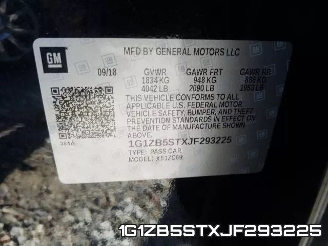 1G1ZB5STXJF293225 фото 2