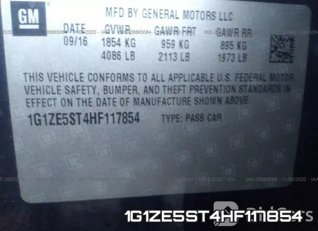 1G1ZE5ST4HF117854 фото 10