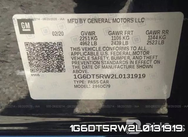 1G6DT5RW2L0131919 фото 10