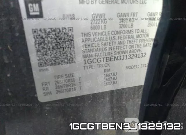 1GCGTBEN3J1329132 фото 10