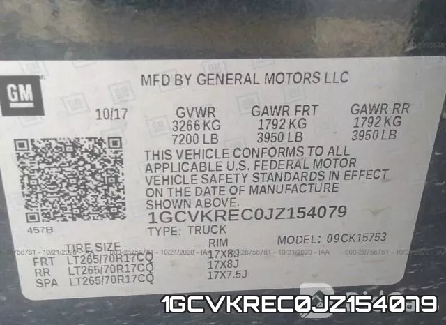 1GCVKREC0JZ154079 фото 10