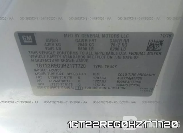 1GT22REG0HZ177720 фото 9