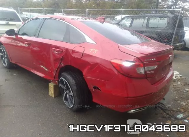 1HGCV1F37LA043689 фото 7